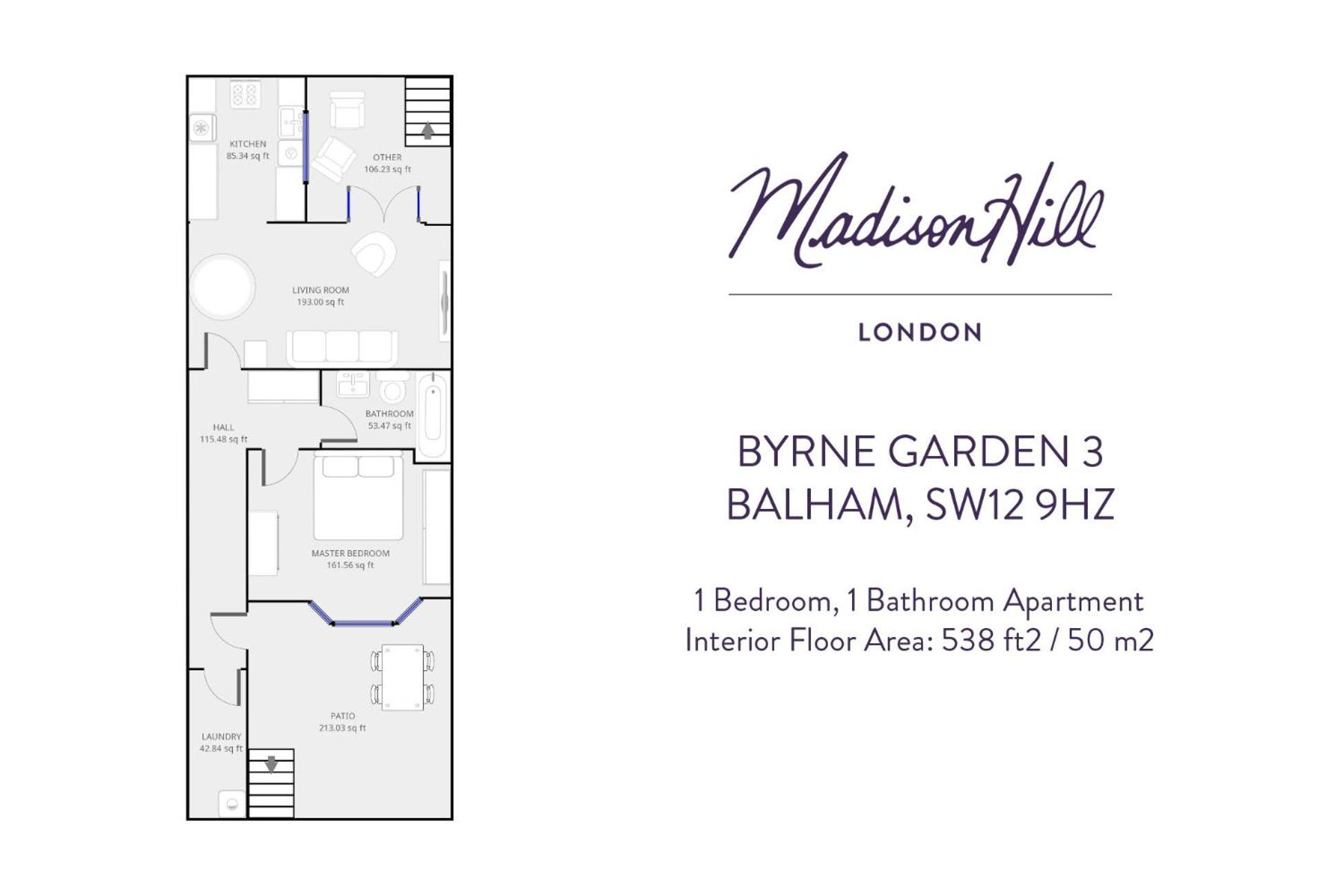 Madison Hill - Byrne Garden 3 - One Bedroom Home 伦敦 外观 照片